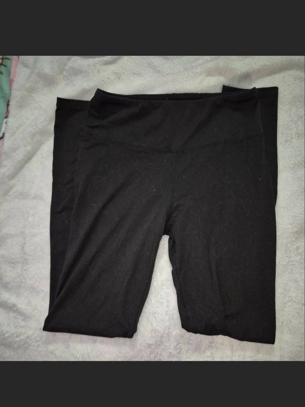 Ardene Black Stretch Leggings with Branded Waistband